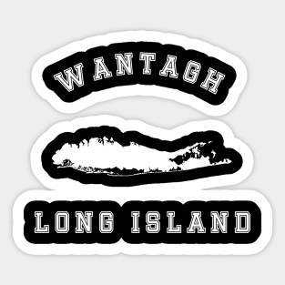Wantagh Long Island (Dark Colors) Sticker